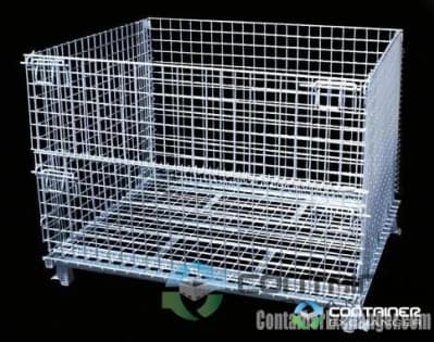 Wire Baskets For Sale: New 48x40x42 XL Wire Basket Stackable Collapsible Illinois In Illinois - image 2 Wire Baskets For Sale: New 48x40x42 XL Wire Basket Stackable Collapsible Illinois In Illinois - image 2