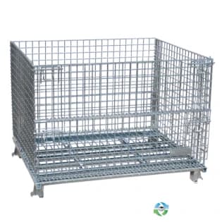 Wire Baskets For Sale: New 40x32x34 Wire Baskets Stackable Collapsible Illinois In Illinois - image 1 Wire Baskets For Sale: New 40x32x34 Wire Baskets Stackable Collapsible Illinois In Illinois - image 1
