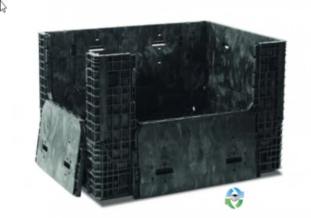 Pallet Containers For Sale: New Buckhorn 64.5x48x34 Collapsible Bulk Containers 4 Drop Doors In Georgia - image 1 Pallet Containers For Sale: New Buckhorn 64.5x48x34 Collapsible Bulk Containers 4 Drop Doors In Georgia - image 1