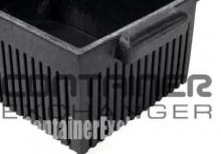 Stacking Totes For Sale: New 15x10x6 Stacking Totes - Black In Indiana - image 2 Stacking Totes For Sale: New 15x10x6 Stacking Totes - Black In Indiana - image 2