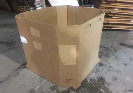 Gaylord Boxes For Sale: USED 43x45x41.5 Gaylords 4 wall partial flaps with bottom sheet insert In Georgia - image 1 Gaylord Boxes For Sale: USED 43x45x41.5 Gaylords 4 wall partial flaps with bottom sheet insert In Georgia - image 1