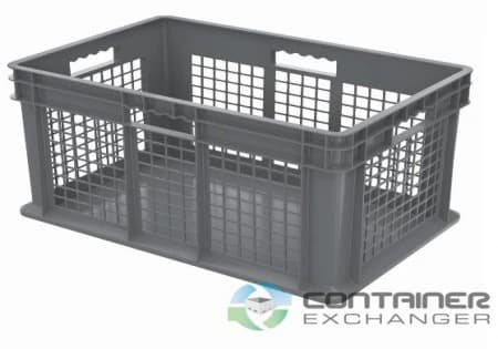 Stacking Totes For Sale: New 24x16x12 Stacking Totes Mesh Sides & Solid Bottom In Ohio - image 2 Stacking Totes For Sale: New 24x16x12 Stacking Totes Mesh Sides & Solid Bottom In Ohio - image 2