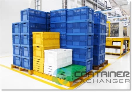 Stacking Totes For Sale: New 22x14x11 Collapsible Stacking Totes In Michigan - image 1 Stacking Totes For Sale: New 22x14x11 Collapsible Stacking Totes In Michigan - image 1