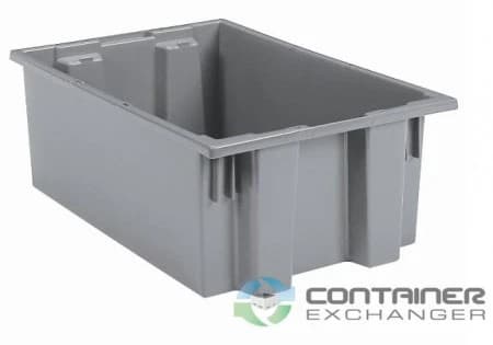 Stack & Nest Totes For Sale: New 19.5x15.5x10 180 Degree Stack & Nest Totes In Ohio - image 1 Stack & Nest Totes For Sale: New 19.5x15.5x10 180 Degree Stack & Nest Totes In Ohio - image 1