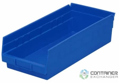 Organizer Bins For Sale: New 18x8x4 Hopper Front Shelf Storage Bins with Optional Shelving In Ohio - image 1 Organizer Bins For Sale: New 18x8x4 Hopper Front Shelf Storage Bins with Optional Shelving In Ohio - image 1