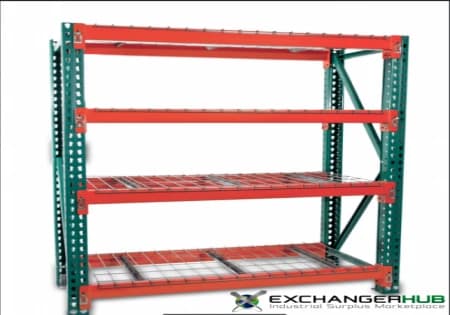 Uprights For Sale: New Pallet Rack Uprights: 48 x 96 x 3 with 8x5 Base Plate; Teardrop Style In South Carolina - image 3 Uprights For Sale: New Pallet Rack Uprights: 48 x 96 x 3 with 8x5 Base Plate; Teardrop Style In South Carolina - image 3