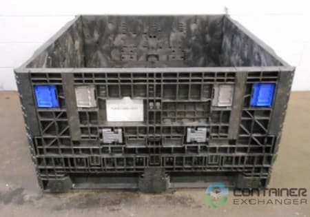 Pallet Containers For Sale: Refurbished 48x45x25 Collapsible Bulk Containers - Mixed colors In Indiana - image 1 Pallet Containers For Sale: Refurbished 48x45x25 Collapsible Bulk Containers - Mixed colors In Indiana - image 1