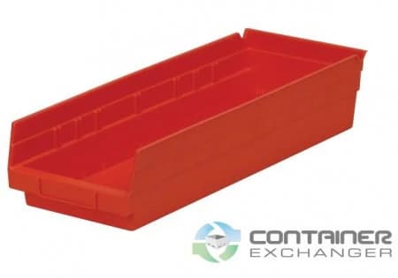 Organizer Bins For Sale: New 18x6x4 Hopper Front Shelf Storage Bins with Optional Shelving In Ohio - image 1 Organizer Bins For Sale: New 18x6x4 Hopper Front Shelf Storage Bins with Optional Shelving In Ohio - image 1