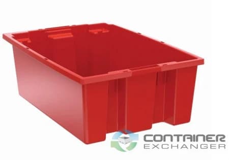 Stack & Nest Totes For Sale: New 19.5x13.5x8 180 Degree Stack and Nest Tote In Ohio - image 2 Stack & Nest Totes For Sale: New 19.5x13.5x8 180 Degree Stack and Nest Tote In Ohio - image 2