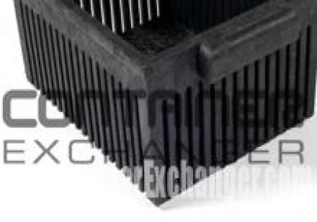 Stacking Totes For Sale: New 15x10x6 Stacking Totes- Vented - Black In Indiana - image 2 Stacking Totes For Sale: New 15x10x6 Stacking Totes- Vented - Black In Indiana - image 2