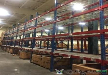 Pallet Racks For Sale: Used KEYSTONE 36" Deep x 196" High with 96" Beams & Decking In Pennsylvania - image 1 Pallet Racks For Sale: Used KEYSTONE 36" Deep x 196" High with 96" Beams & Decking In Pennsylvania - image 1