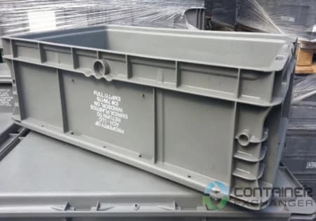 Stacking Totes For Sale: Used 24x15x7 Stacking Totes - Minimum order 90 pcs In Ontario - image 2 Stacking Totes For Sale: Used 24x15x7 Stacking Totes - Minimum order 90 pcs In Ontario - image 2