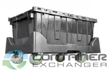 Stack & Nest Totes For Sale: New 2818 Dolly - black & Nestable - with casters In Virginia - image 2 Stack & Nest Totes For Sale: New 2818 Dolly - black & Nestable - with casters In Virginia - image 2