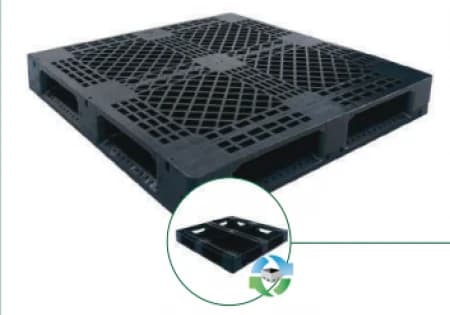 Plastic Pallets For Sale: New 47.2x39.7x5.9 6 Runner Open Deck Smart Plastic Pallets In Florida - image 1 Plastic Pallets For Sale: New 47.2x39.7x5.9 6 Runner Open Deck Smart Plastic Pallets In Florida - image 1