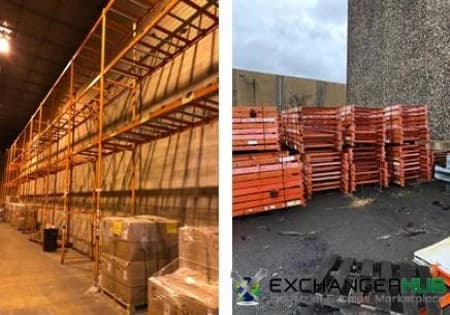 Pallet Racks For Sale: Used Pallet Racks - Lock Rack - Down and Ready for Sale - 100 pcs, 42" deep x 21' Uprights + 400 Beams, C4 x 93" with bed supports In New Jersey - image 2 Pallet Racks For Sale: Used Pallet Racks - Lock Rack - Down and Ready for Sale - 100 pcs, 42" deep x 21' Uprights + 400 Beams, C4 x 93" with bed supports In New Jersey - image 2