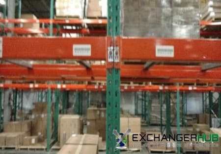 Pallet Racks For Sale: Warehouse Liquidation of Teardrop Rack in CO - 42" Deep x 192" - 240" High with a variety of Beam choices, 96" - 144" long x 3" - 5" tall In Colorado - image 1 Pallet Racks For Sale: Warehouse Liquidation of Teardrop Rack in CO - 42" Deep x 192" - 240" High with a variety of Beam choices, 96" - 144" long x 3" - 5" tall In Colorado - image 1