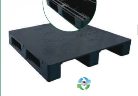 Plastic Pallets For Sale: New 47.2x39.7x5.9 3 Runner Closed Deck Plastic Pallets In Florida - image 1 Plastic Pallets For Sale: New 47.2x39.7x5.9 3 Runner Closed Deck Plastic Pallets In Florida - image 1