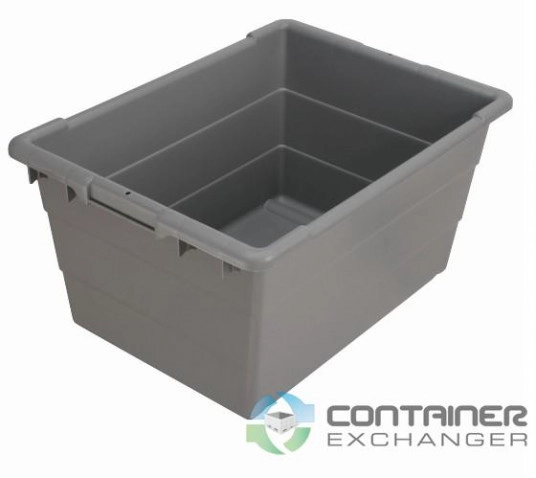 Stack & Nest Totes For Sale: New 24x17x12 Cross-Stack and Nest Totes In Ohio - image 1 Stack & Nest Totes For Sale: New 24x17x12 Cross-Stack and Nest Totes In Ohio - image 1