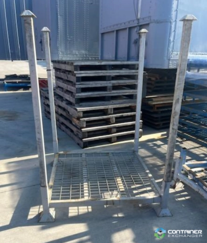 Stack Racks For Sale: USED GRAY 48x48" Stack Racks 61" Clear Height In Ohio - image 1 Stack Racks For Sale: USED GRAY 48x48" Stack Racks 61" Clear Height In Ohio - image 1