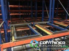 Push-Back Racks For Sale: Used Structural Pushback Rack - 24000 pallet positions - 2 Deep, 3 Deep, 4 Deep (will separate) in Atlanta, GA In Texas - image 2 Push-Back Racks For Sale: Used Structural Pushback Rack - 24000 pallet positions - 2 Deep, 3 Deep, 4 Deep (will separate) in Atlanta, GA In Texas - image 2