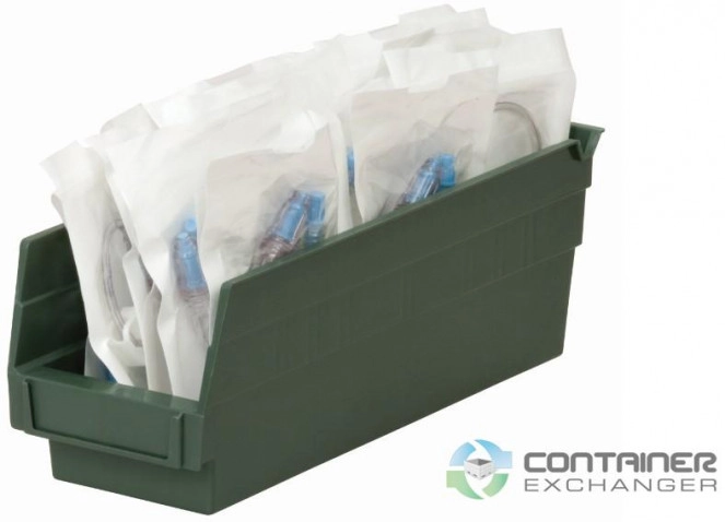 Organizer Bins For Sale: New 12x4x4 Hopper Front Shelf Storage Bins with Optional Shelves In Ohio - image 1 Organizer Bins For Sale: New 12x4x4 Hopper Front Shelf Storage Bins with Optional Shelves In Ohio - image 1