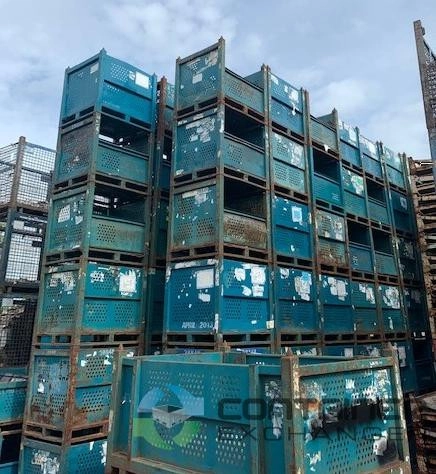 Metal Bins For Sale: Used 36x32x36 Rigid Metal Bins In Ohio - image 3 Metal Bins For Sale: Used 36x32x36 Rigid Metal Bins In Ohio - image 3