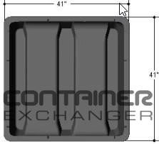 Pallet Containers For Sale: New 41x41x33 Reusable Bulk Shipping Containers In Indiana - image 3 Pallet Containers For Sale: New 41x41x33 Reusable Bulk Shipping Containers In Indiana - image 3