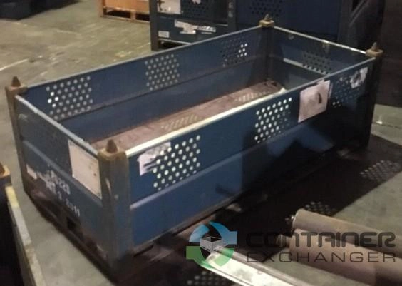 Metal Bins For Sale: Used 72x36x26 Rigid Metal Bins - Stackable In Ohio - image 1 Metal Bins For Sale: Used 72x36x26 Rigid Metal Bins - Stackable In Ohio - image 1