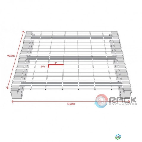 Decking For Sale: New Wire Mesh Decking 42 Deep x 52 Wide 2500 lb Capacity WorldDeck Georgia In Georgia - image 1 Decking For Sale: New Wire Mesh Decking 42 Deep x 52 Wide 2500 lb Capacity WorldDeck Georgia In Georgia - image 1