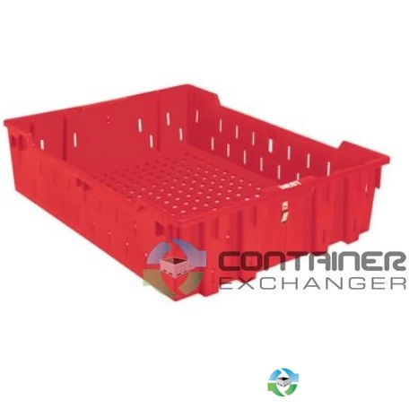 Food Totes & Trays For Sale: Red 28x22x07 Bakery Trays Small Min Order Stackable and Nestable- Available immediately Minnesota In Ohio - image 1 Food Totes & Trays For Sale: Red 28x22x07 Bakery Trays Small Min Order Stackable and Nestable- Available immediately Minnesota In Ohio - image 1