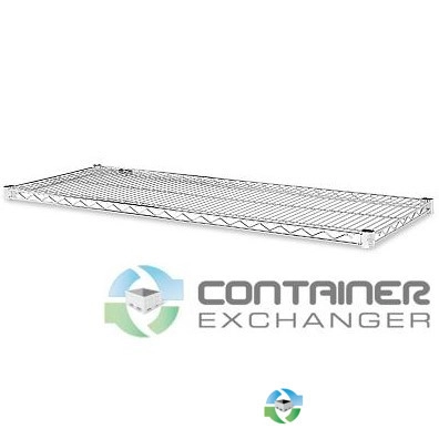 Transport Carts For Sale: New 48x24x72 Adjustable Chrome Wire Shelving w. Optional Casters New York In New York - image 1 Transport Carts For Sale: New 48x24x72 Adjustable Chrome Wire Shelving w. Optional Casters New York In New York - image 1