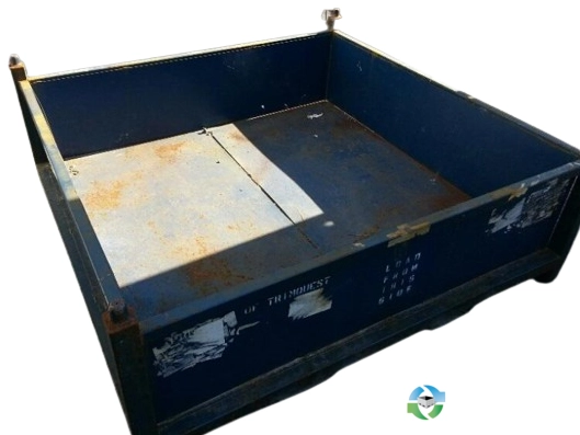 Metal Bins For Sale: Used 69x66x25 Metal Bins Large with Solid Walls Mississippi In Mississippi - image 1 Metal Bins For Sale: Used 69x66x25 Metal Bins Large with Solid Walls Mississippi In Mississippi - image 1