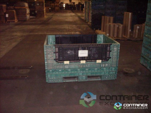 Pallet Containers For Sale: Used 64x48x34 Collapsible Bulk Containers with Drop Doors In Mississippi - image 3 Pallet Containers For Sale: Used 64x48x34 Collapsible Bulk Containers with Drop Doors In Mississippi - image 3