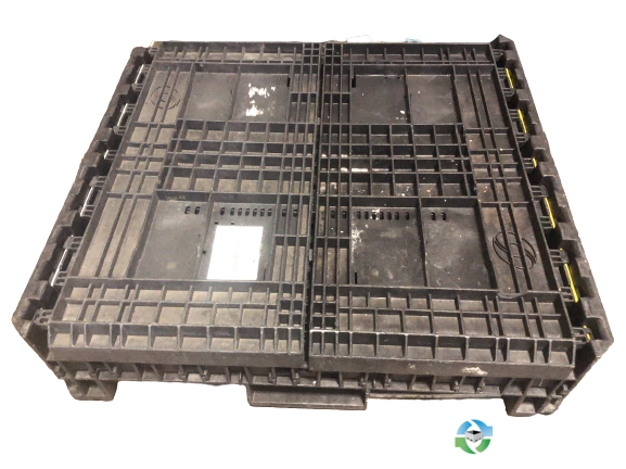Pallet Containers For Sale: Used 45x48x34 Collapsible Bulk Containers w. Drop Doors - Mixed Colors South Carolina In South Carolina - image 2 Pallet Containers For Sale: Used 45x48x34 Collapsible Bulk Containers w. Drop Doors - Mixed Colors South Carolina In South Carolina - image 2