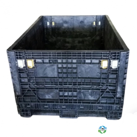 Pallet Containers For Sale: Used 64x48x34 Plastic Bulk Container 2 drop doors South Carolina In South Carolina - image 1 Pallet Containers For Sale: Used 64x48x34 Plastic Bulk Container 2 drop doors South Carolina In South Carolina - image 1