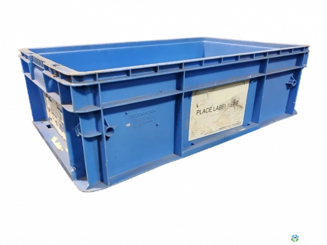 Stacking Totes For Sale: Used 24x15x7 Stacking Totes - Available in Mixed Colors In Ohio - image 2 Stacking Totes For Sale: Used 24x15x7 Stacking Totes - Available in Mixed Colors In Ohio - image 2