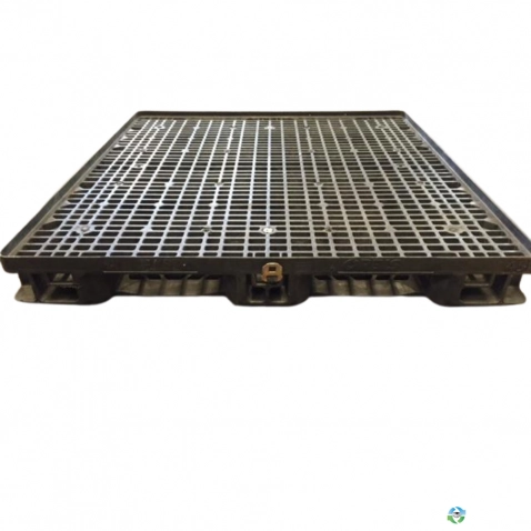 Plastic Pallets For Sale: USED 48x45x6 Plastic Pallets and Top Caps Texas In Texas - image 1 Plastic Pallets For Sale: USED 48x45x6 Plastic Pallets and Top Caps Texas In Texas - image 1