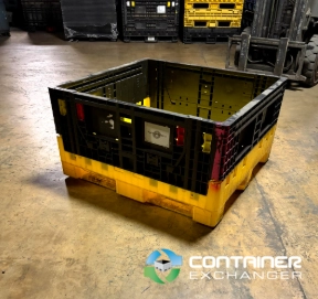 Pallet Containers For Sale: Used 45x48x25 Collapsible Bulk Containers w. Drop Doors South Carolina In South Carolina - image 3 Pallet Containers For Sale: Used 45x48x25 Collapsible Bulk Containers w. Drop Doors South Carolina In South Carolina - image 3