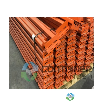 Beams For Sale: Used Orange Pallet Rack Beams 96 x 15/8 Indiana In Indiana - image 1 Beams For Sale: Used Orange Pallet Rack Beams 96 x 15/8 Indiana In Indiana - image 1