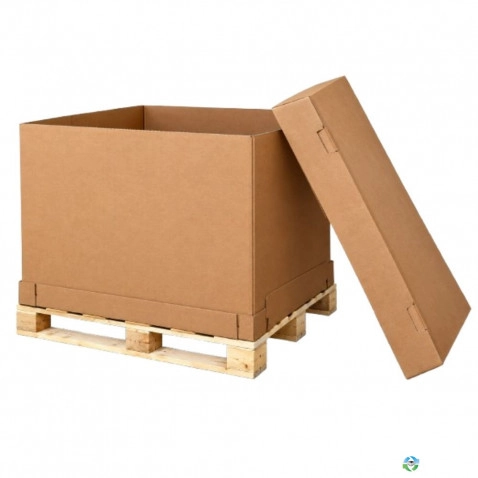 Gaylord Boxes For Sale: New 44.25x37x30 3 Wall Full Bottom Gaylord Boxes with Lids Minnesota In Minnesota - image 1 Gaylord Boxes For Sale: New 44.25x37x30 3 Wall Full Bottom Gaylord Boxes with Lids Minnesota In Minnesota - image 1