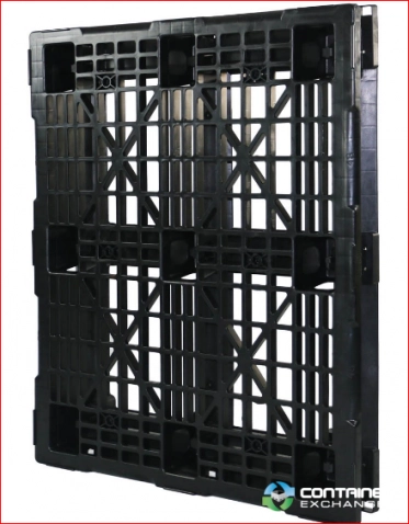 Plastic Pallets For Sale: 48x40x5.9 Rackable Stackable Mid Duty 6 Runner Plastic Pallets Michigan In Michigan - image 2 Plastic Pallets For Sale: 48x40x5.9 Rackable Stackable Mid Duty 6 Runner Plastic Pallets Michigan In Michigan - image 2
