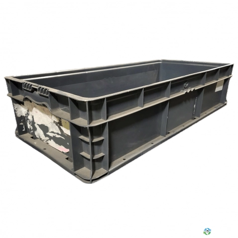 Stacking Totes For Sale: Used 32x15x7 Plastic Stacking Totes In Mississippi - image 1 Stacking Totes For Sale: Used 32x15x7 Plastic Stacking Totes In Mississippi - image 1