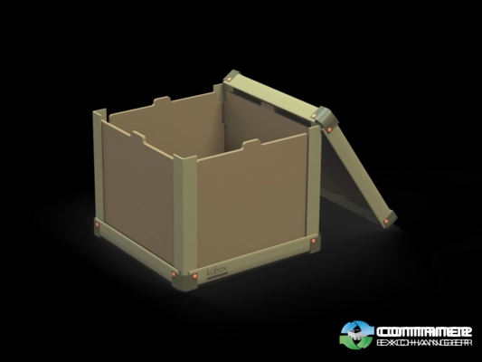 Gaylord Boxes For Sale: NEW Kübox 31x31x26 Collapsible 3 Wall Corrugated Crates Wood Crate Alternative Tennessee In Tennessee - image 2 Gaylord Boxes For Sale: NEW Kübox 31x31x26 Collapsible 3 Wall Corrugated Crates Wood Crate Alternative Tennessee In Tennessee - image 2