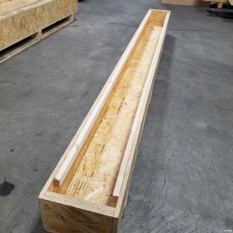 Wood Crates For Sale: Used 130x12x13 Long Rigid Wooden Crate New York In New York - image 2 Wood Crates For Sale: Used 130x12x13 Long Rigid Wooden Crate New York In New York - image 2