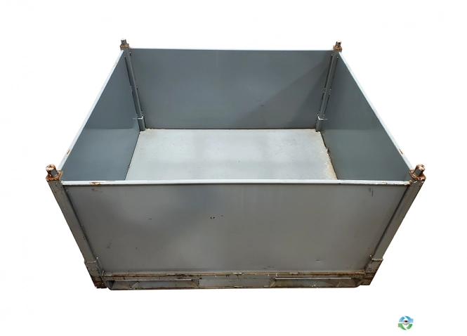 Metal Bins For Sale: Used 60x52x36 Rigid Metal Bins In Ohio - image 2 Metal Bins For Sale: Used 60x52x36 Rigid Metal Bins In Ohio - image 2