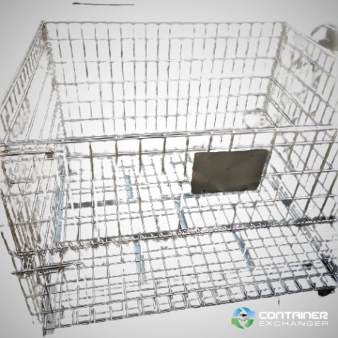 Wire Baskets For Sale: New 40x32x34 Overall Height(28” Clear Height) Wire Baskets - Collapsible Ohio In Ohio - image 1 Wire Baskets For Sale: New 40x32x34 Overall Height(28” Clear Height) Wire Baskets - Collapsible Ohio In Ohio - image 1