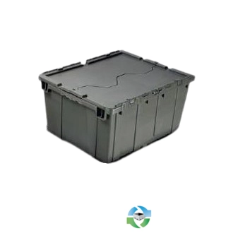 Stack & Nest Totes For Sale: Clearanced - New 21x15x9 Stack & Nest Totes Attached Lid Georgia In Georgia - image 1 Stack & Nest Totes For Sale: Clearanced - New 21x15x9 Stack & Nest Totes Attached Lid Georgia In Georgia - image 1