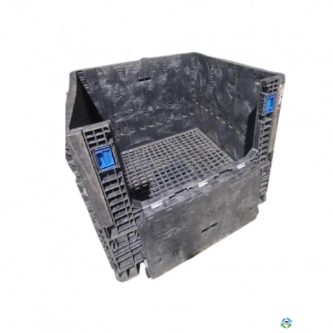 Pallet Containers For Sale: Used 45x48x42 2 Hatch Bulk Containers Indiana In Indiana - image 1 Pallet Containers For Sale: Used 45x48x42 2 Hatch Bulk Containers Indiana In Indiana - image 1