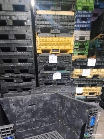Pallet Containers For Sale: Used 45x48x42 2 Hatch Bulk Containers Indiana In Indiana - image 3 Pallet Containers For Sale: Used 45x48x42 2 Hatch Bulk Containers Indiana In Indiana - image 3