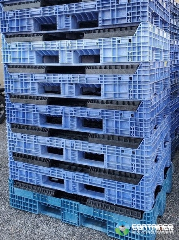 Pallet Containers For Sale: Used 64.5x48x34 Mixed Color 2-Hatch Collapsible Bulk Containers Indiana In Indiana - image 3 Pallet Containers For Sale: Used 64.5x48x34 Mixed Color 2-Hatch Collapsible Bulk Containers Indiana In Indiana - image 3